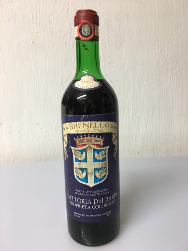 Brunello montalcino 1969 - montalcino,